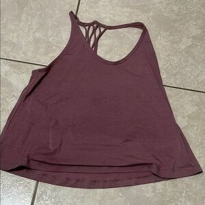 lululemon athletica Plum Strappy Tank Top